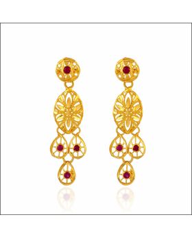 Dainty Blooms Gold Earrings