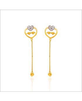 Delicate Elegance Gold Earrings