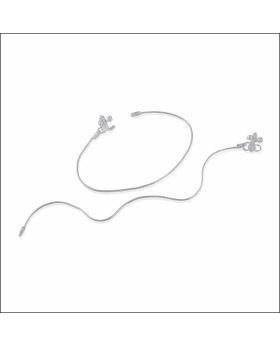 Sleek Minimalism Silver Payal 