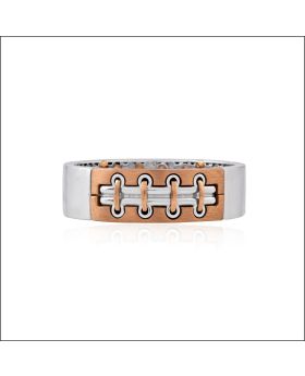 Dashing Grace Dual Tone Gold Ring