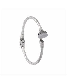 Artisanal Grace Sterling Silver Bracelet