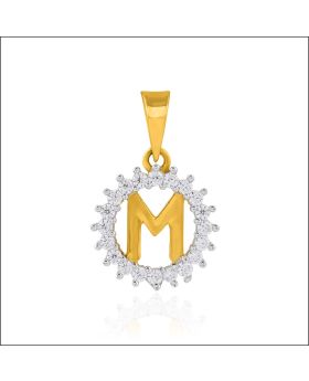 Enriching Alphabet M Gold Locket
