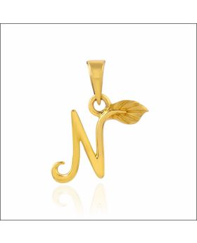 Novel N Gold Locket