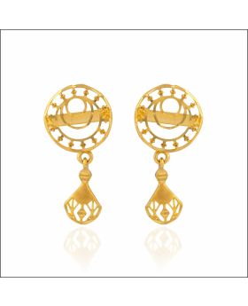 Gracious Charm Gold Earrings