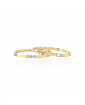 Dazzling Charm Diamond Bangles