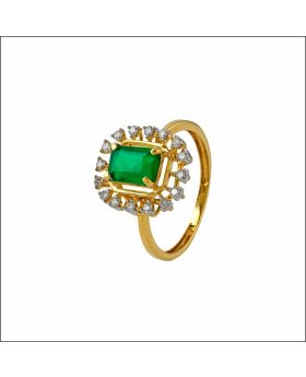 Contemporary Radiance Diamond Ring