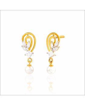 Sparkling Radiance Gold Earrings