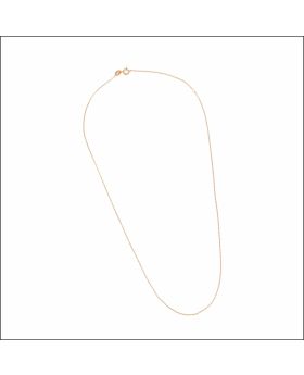 Subtle Glow Sterling Silver Rose Chain