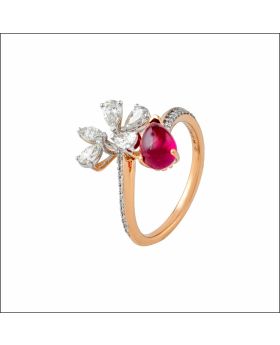 Tender Blossom Diamond Ring