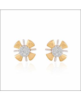 Floral Symphony Diamond Earrings