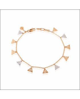 Mesmerising Charms Gold Bracelet
