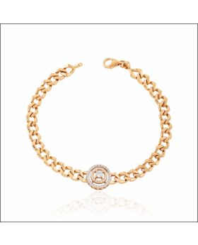Mesmerising Gleam Rose Gold Bracelet
