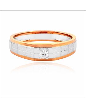 Aisshpra Pt 95 Platinum & Solitaire Diamond Band for Men Casual Wear Jewellery