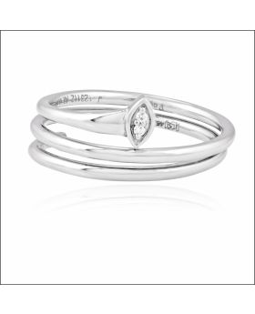Aisshpra Pt 95 Platinum Diamond Ring for Women Stylish Party-Wear Jewellery
