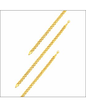 Aisshpra Gold Gents Bracelet in 18 Kt Stylish Casual Wear Jewellery