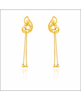 Aisshpra Casting Gold Earrings in 18 Kt Casual Wear or Party Wear Jewellery for Women