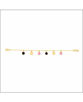 Aisshpra Meena Design Gold Bracelet in 22 Kt Casual Wear Jewellery for Women