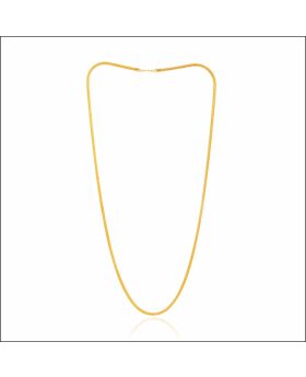 Aisshpra Machine made Gold Chain in 18 Kt Daily Wear Jewellery for All