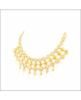 Aisshpra Turkish Style Gold Necklace in 22 Kt Stylish Party Wear Jewellery for Women