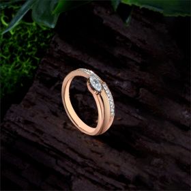 Graceful Marquise Cut Diamond Ring