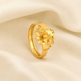 Sunflower Bloom Gold Ring