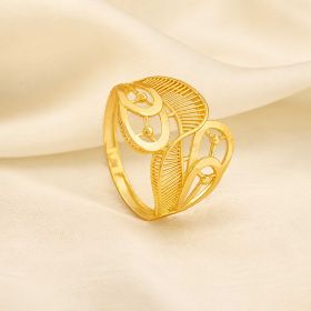 Regal Elegance Designer Gold Ring
