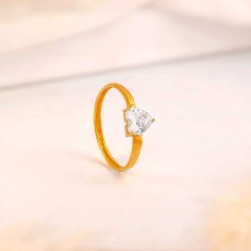 Timeless Heart Design Gold Ring