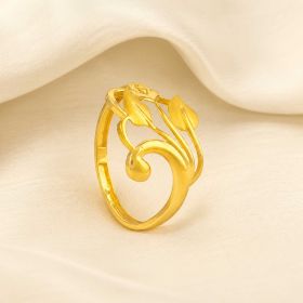 Tulip Grace Gold Ring
