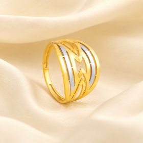 Dual Tone Grace Gold Ring