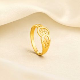 Floral Symphony Gold Ring