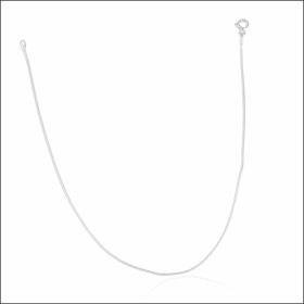 Subtle Radiance Silver Anklet