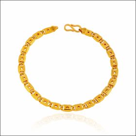 Opulent Linked Gold Bracelet 