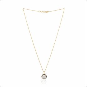 Lustrous Bloom Diamond Pendant