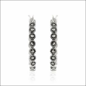 Intricate Sterling Silver Earrings