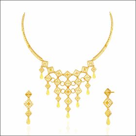 Magical Grace Gold Necklace Set