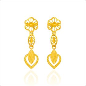 Modern Marvel Gold Earrings