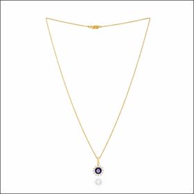 Celestial Evil Eye Diamond Pendant