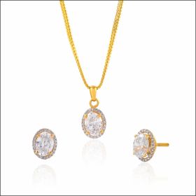 Majestic Marvel Gold Pendant Set