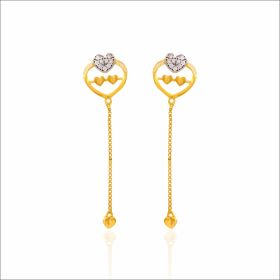 Delicate Elegance Gold Earrings