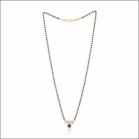 Graceful Infinity Diamond Mangalsutra Locket