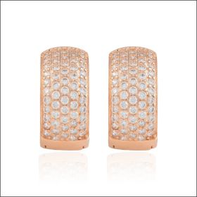 Vintage Charm Silver Stud Earrings