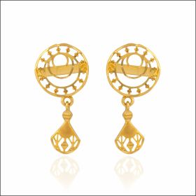 Gracious Charm Gold Earrings
