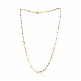 Modish Brilliance Dual tone Gold Chain