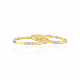 Dazzling Charm Diamond Bangles