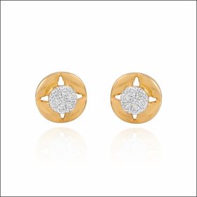 Soft Minimalism Diamond Earrings