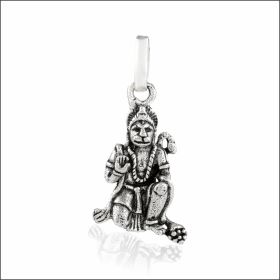 Artistic Grace Lord Hanuman Sterling Silver Locket
