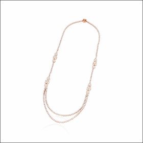Modern Splendor Italian Style Diamond Chain