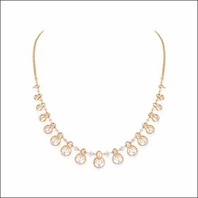 Dazzling Diamond Short Necklace