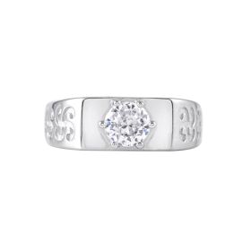 Majestic Engrave Sterling Silver Ring