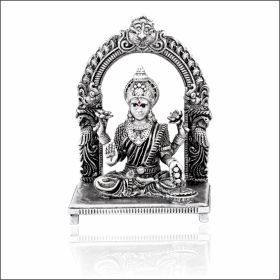 Divine Grace Kamal Lakshmi Silver Idol